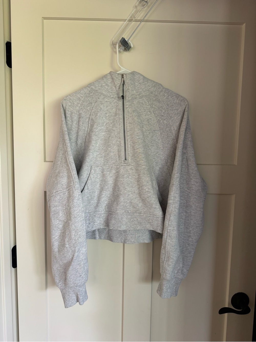 Lululemon Cropped Half Zip Scuba Hoodie